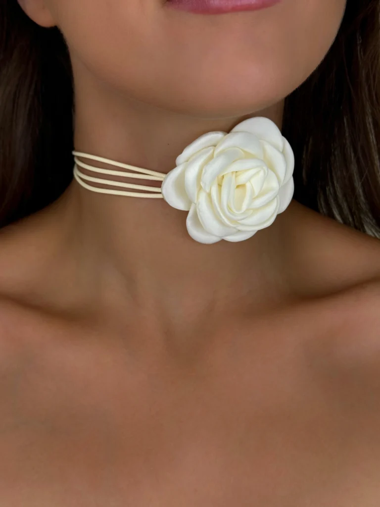 Choker róża