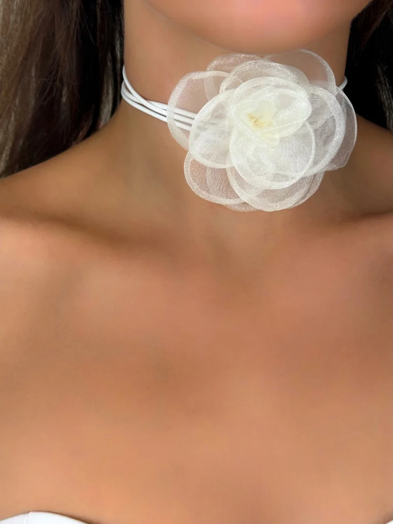 Choker róża