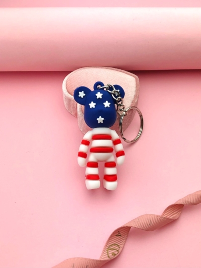 Brelok miś flaga USA