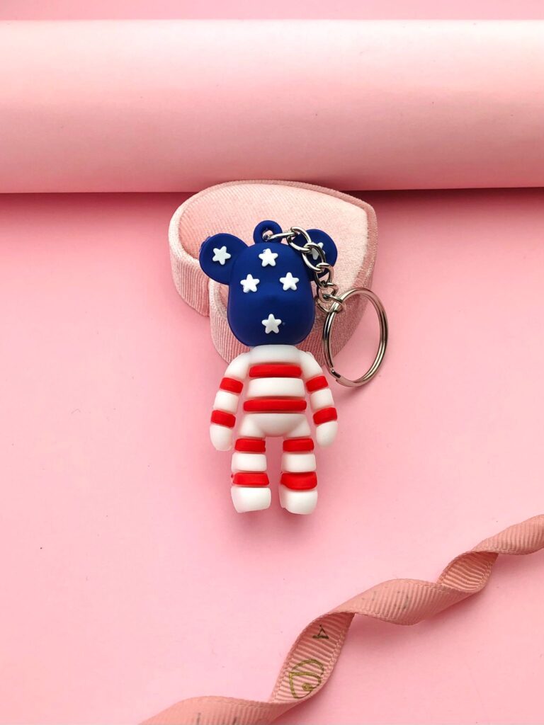 Brelok miś flaga USA